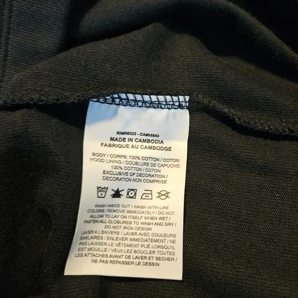 NWOT Woman's Nike Full Zip Hooded Jacket Sweatshirt Black Size XL